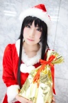 akiyama_mio cosplay k-on! santa_costume stocking_cap yuushi rating:Safe score:0 user:pixymisa