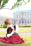 beatrice braid choker cosplay gown orange_hair saku umineko_no_naku_koro_ni rating:Safe score:0 user:nil!