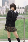 blouse boku_wa_tomodachi_ga_sukunai cardigan cosplay kneesocks mai_(ii) mikazuki_yozora pantyhose pleated_skirt school_uniform skirt tie rating:Safe score:1 user:nil!