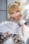 blonde_hair cosplay fan gown hairband marie_antoinette rose_of_versailles zero_inch rating:Safe score:0 user:nil!
