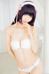 bikini choker cosplay gokou_ruri hairband kuro_neko_o_kigae_suru mike ore_no_imouto_ga_konna_ni_kawaii_wake_ga_nai purple_hair swimsuit rating:Safe score:4 user:nil!