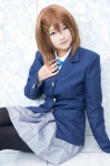 black_legwear blazer blouse cosplay gingamu hair_clips hirasawa_yui k-on! pantyhose pleated_skirt ribbon_tie school_uniform skirt rating:Safe score:1 user:pixymisa