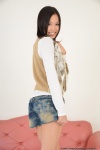 denim shorts tshirt vest yuzuki_ai rating:Safe score:0 user:nil!