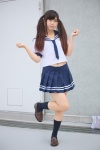 cosplay kneesocks pleated_skirt sailor_uniform school_uniform skirt tagme_character tagme_series twintails yukimura_suzuran rating:Safe score:0 user:nil!