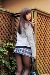 ass blazer blouse bookbag cardigan costume dgc_0839 kawai_asana pantyhose pleated_skirt school_uniform skirt rating:Safe score:1 user:nil!