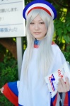 asachiba_miyuru cosplay dress dress_lift hakata_no_sio hakata-san hat silver_hair rating:Safe score:0 user:nil!