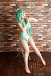 aqua_hair bikini cosplay hatsune_miku project_diva saku swimsuit twintails vocaloid rating:Safe score:2 user:nil!
