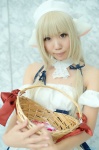 blonde_hair chii_(chobits) chobits cosplay dress hairband hair_ribbons twintails yae_maiko rating:Safe score:0 user:pixymisa