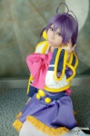 ahoge akihabara_dennou_gumi blazer cosplay pleated_skirt purple_hair sakurajosui_suzume school_uniform skirt thighhighs yume rating:Safe score:0 user:nil!