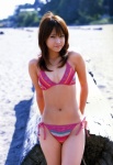 beach bikini cleavage kamei_eri maple ocean side-tie_bikini swimsuit rating:Safe score:1 user:nil!
