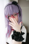 atsuki blouse cosplay dagashi_biyori dagashi_kashi glasses hairband purple_hair shidare_hotaru skirt suspenders rating:Safe score:0 user:nil!