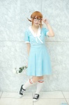 cosplay dress glasses hirasawa_yui kneesocks k-on! twin_braids yaya rating:Safe score:0 user:nil!