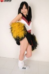 cheerleader_uniform hamada_yuri loose_socks pleated_skirt pom_poms skirt skirt_lift socks tank_top twintails rating:Safe score:1 user:nil!