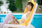 bikini_top cosplay hoodie original pool sakuragi_mui shorts swimsuit thighhighs wooser rating:Safe score:4 user:nil!