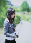 camera jacket kanda_midori miniskirt skirt tshirt rating:Safe score:10 user:nil!