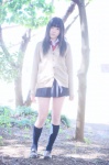 blouse cardigan cosplay kneesocks original pleated_skirt sagiri school_uniform skirt rating:Safe score:0 user:nil!