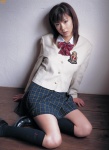 blazer blouse hoshino_aki kneesocks pleated_skirt school_uniform skirt rating:Safe score:1 user:nil!