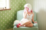 animal_ears bunny_ears bunny_girl bunny_outfit camisole collar koyuki pink_hair see-through rating:Safe score:2 user:lolzin