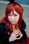 brown_eyes cosplay demon_queen gown horns makiron maoyuu_maou_yuusha overcoat red_hair rating:Safe score:0 user:pixymisa