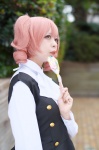 blouse cosplay inu_boku_secret_service jumper lollipop mitsuusagi pink_hair roromiya_karuta school_uniform twintails rating:Safe score:0 user:nil!