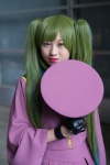 blouse cosplay gloves green_hair hat hatsune_miku icchan pleated_skirt senbonzakura_(vocaloid) skirt twintails vocaloid wristband rating:Safe score:0 user:pixymisa