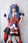 akb48 blazer blouse blue_hair boots cosplay gloves hairbows kneehighs mashiro_ayaki miniskirt skirt tie twintails vest watanabe_mayu rating:Safe score:0 user:nil!