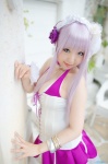 cleavage corset cosplay cyborg_nene dress hairband original purple_hair rating:Safe score:2 user:nil!