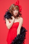 dress feather_boa hairbow takahashi_minami ys_web_469 rating:Safe score:0 user:nil!
