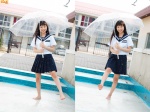 pleated_skirt sailor_uniform school_uniform skirt umbrella wet yukawa_satomi rating:Safe score:0 user:nil!