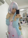 cleavage dress iiniku_ushijima multi-colored_hair self-shot rating:Safe score:12 user:c0rtana