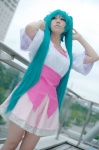 aqua_hair cosplay dress hatsune_miku kooki tagme_song twintails vocaloid rating:Safe score:1 user:nil!