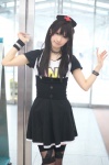 cosplay fujimi_suzu miniskirt nana nitro_super_sonic nurse nurse_cap nurse_uniform skirt thighhighs tshirt zettai_ryouiki rating:Safe score:3 user:nil!