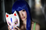 blue_hair cosplay dress furude_rika higurashi_no_naku_koro_ni mask tsun rating:Safe score:0 user:nil!
