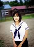 costume horikita_maki miniskirt ns_eyes_286 pleated_skirt sailor_uniform school_uniform skirt rating:Safe score:0 user:nil!