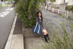 blouse bookbag cardigan kneesocks pleated_skirt school_uniform shizuka_(ii) skirt rating:Safe score:0 user:nil!