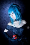 aqua_hair choker cosplay elbow_gloves gloves gown hatsune_miku hizuki_yuuki vocaloid rating:Safe score:4 user:nil!