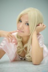 blonde_hair bra cosplay nightgown ryulk tagme_character tagme_series twintails rating:Safe score:2 user:nil!