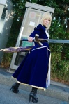 blonde_hair boots braid cosplay dress fate/series fate/stay_night maropapi saber sword rating:Safe score:1 user:nil!