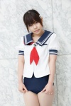 bloomers blouse cosplay niimi_haruka pantyhose photo_kano sailor_uniform scarf school_uniform sheer_legwear yuu_(ii) rating:Safe score:1 user:pixymisa