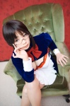 apron chocoball cleavage cosplay glasses kara_no_naka_no_kotori maid maid_uniform myuha_resurei pantyhose sheer_legwear rating:Safe score:1 user:nil!