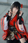 cosplay garter_belt horns inu_boku_secret_service kimono shirakiin_ririchiyo thighhighs yaya zettai_ryouiki rating:Safe score:1 user:nil!