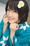 ahoge araragi_tsukihi bakemonogatari chamaro cosplay nisemonogatari yukata rating:Safe score:1 user:nil!