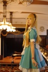 apron blonde_hair cosplay dress hairband maid maid_uniform natsume_megumi original rating:Safe score:0 user:nil!