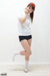 4k-star_056 buruma gym_uniform hairband ponytail shiraishi_mizuho shorts socks tshirt rating:Questionable score:1 user:nil!