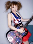 guitar halter_top miniskirt okamoto_rei ruffles sing_out_ii skirt suspenders twintails rating:Safe score:0 user:nil!