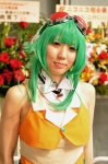 blouse cosplay goggles green_hair gumi headset miniskirt nurumu skirt vest vocaloid rating:Safe score:0 user:pixymisa