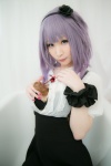 atsuki bathroom bathtub blouse bra cleavage cosplay dagashi_biyori dagashi_kashi hairband open_clothes purple_hair see-through shidare_hotaru skirt suspenders wet rating:Safe score:0 user:nil!