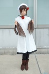 beret boots cosplay dress miyu_(v) pantyhose pita-ten scarf shia_(pita-ten) rating:Safe score:0 user:nil!