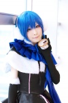 blue_hair cosplay dress ear_muffs elbow_gloves gloves hisui kaiko scarf shawl vocaloid rating:Safe score:0 user:nil!