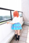 blouse cosplay higurashi_ran kneesocks love_live!_school_idol_project m_vol.1 nishikino_maki pleated_skirt red_hair school_uniform skirt rating:Safe score:0 user:nil!